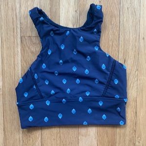 Seafolly Blue Sports Bra